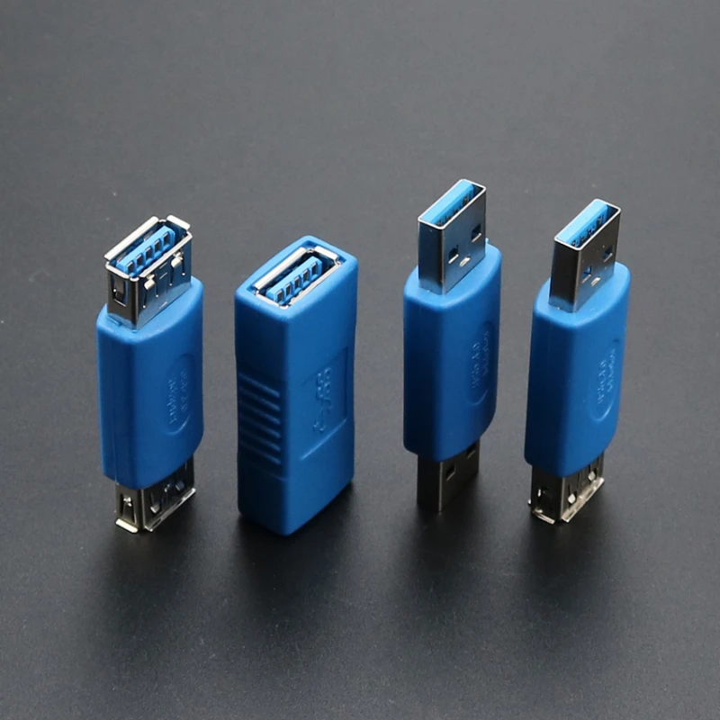 Adaptador USB 3,0 A hembra a hembra, extensión de convertidor, conector USB 3,0 macho a hembra, conector Usb 3,0 macho a macho - imagen 3