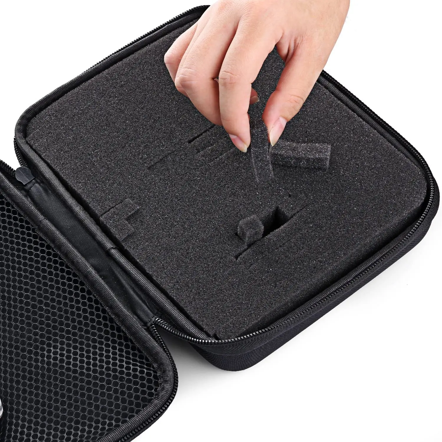 Caja de almacenamiento de viaje para cámara, bolsa portátil de espuma a prueba de golpes para GoPro Hero 12, 11, 10, 9, 8, 7, 6, 5, Xiaomi Sjcam - imagen 5