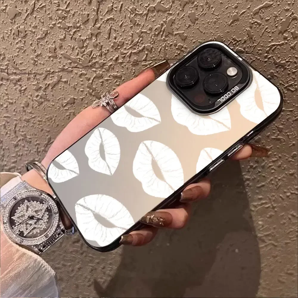 Funda de lujo con labios rojos para Tecno Camon, carcasa para teléfono, 30, 20 Pro, 4G, 5G, Pop, 7, 8 Pro, Itel P55, 4G - imagen 4