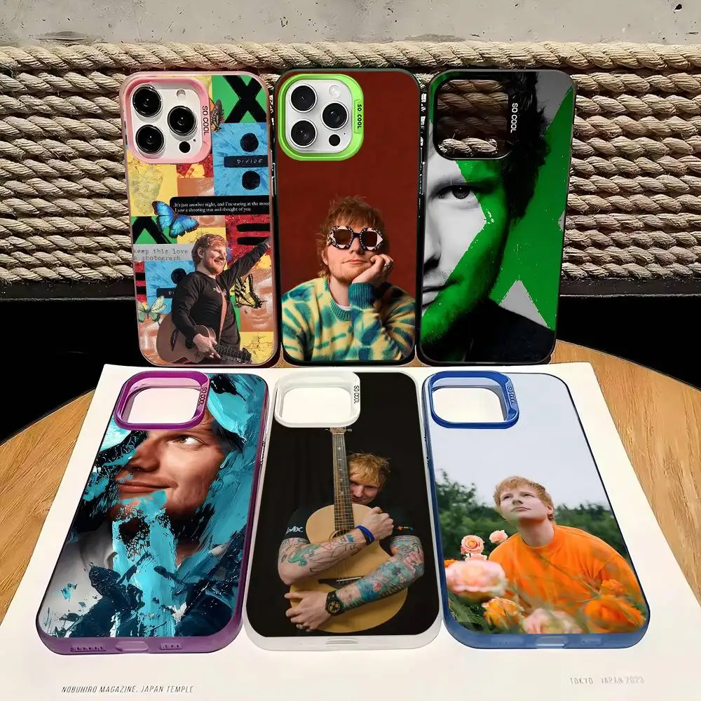Funda de teléfono Ed Sheeran para iPhone 17 16 15 14 13 12 11 Pro MAX mate a prueba de golpes trasera anticaída cubierta mate