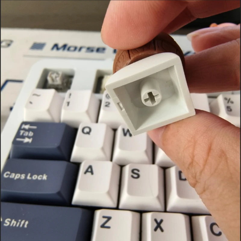 AttackFox-teclas personalizadas de capibara, muñecos de animales de dibujos animados, teclas de Anime para teclado mecánico, teclas Kawaii, regalos para jugadores - imagen 5