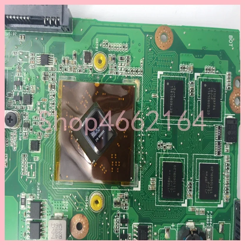 K43LY con i3-2th Gen CPU HD6470-1GB GPU placa base para ordenador portátil para ASUS X84HR K84HR K84LY X44H X84H K43LY placa base 100% probado OK - imagen 5