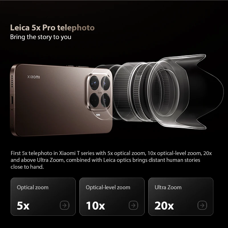 Versión Global Xiaomi 15T Pro Smartphone 50MP 6,83 "144Hz pantalla 5500mAh batería 90W HyperCharge MediaTek Dimensity 9400+ - imagen 4