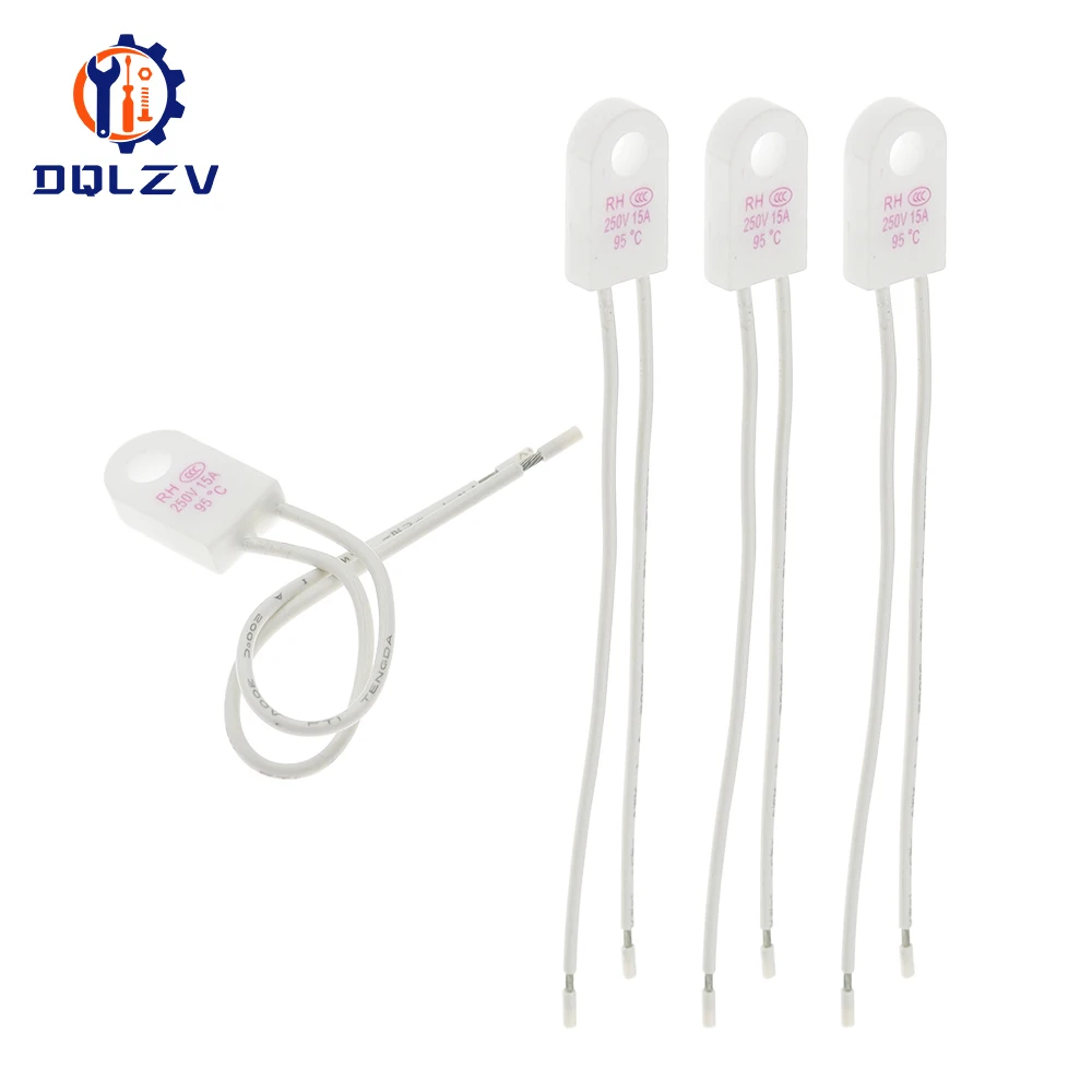 RH 95C 115C 125C 130C 135C 150C 180C 230C grados RH fusible de temperatura de corte 15A 250V fusible térmico del Motor del ventilador - imagen 2