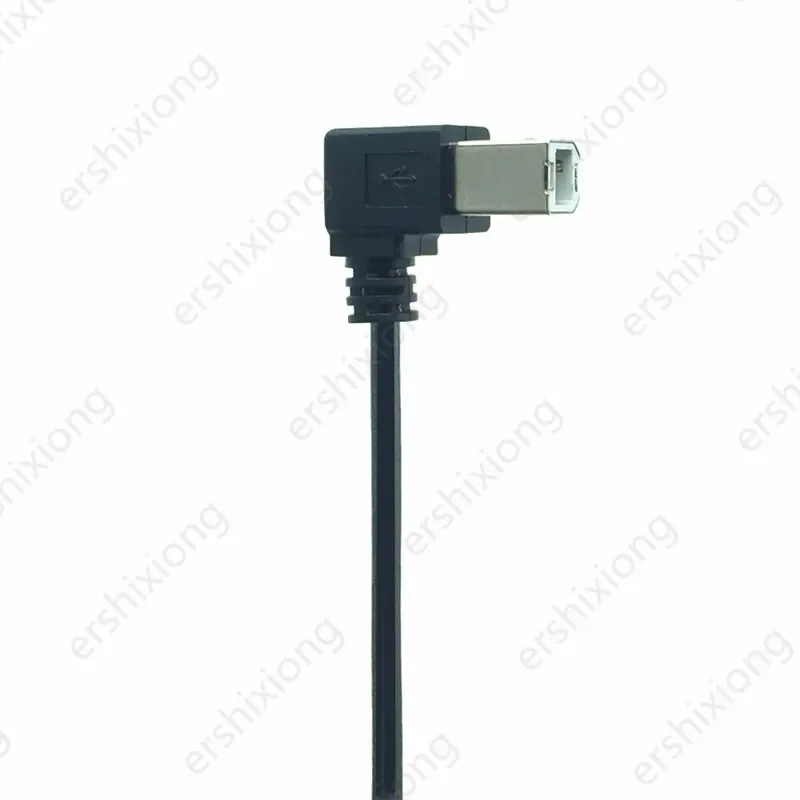 USB 2,0 tipo A macho a USB B macho tipo B BM escáner de impresora de ángulo recto 90 grados 0,5 M 1M cable de 90 grados 50cm BM Cable en ángulo - imagen 4