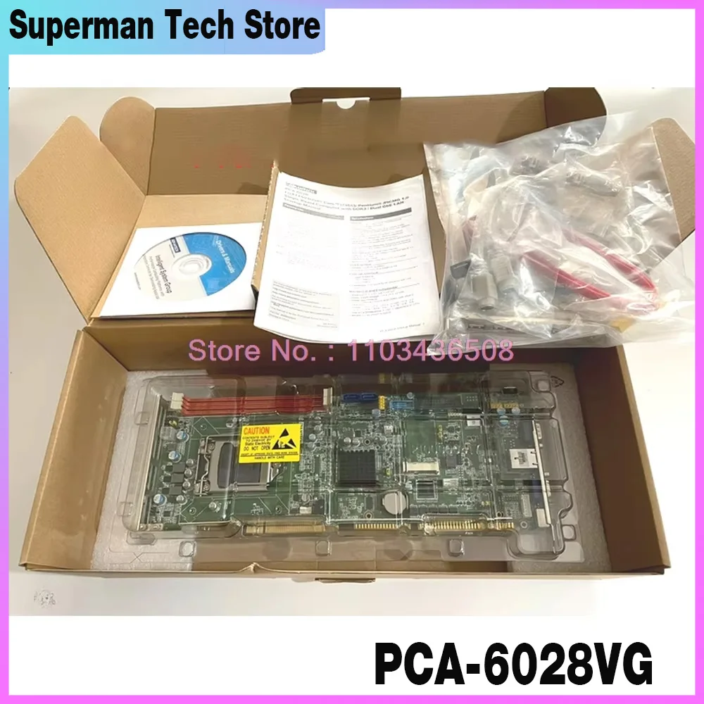 Nuevo para la placa base de Control Industrial Advantech LGA1150 H81 tarjeta de red única PCA-6028 PCA-6028VG-00A1E PCA-6028VG - imagen 2