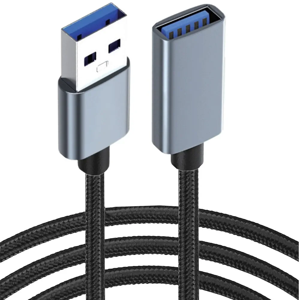 Extensor USB Cable de extensión USB 3.0 Compatible con teclado USB, ratón, unidad flash, disco duro, impresora, cámara web, cámara, teléfono - imagen 4