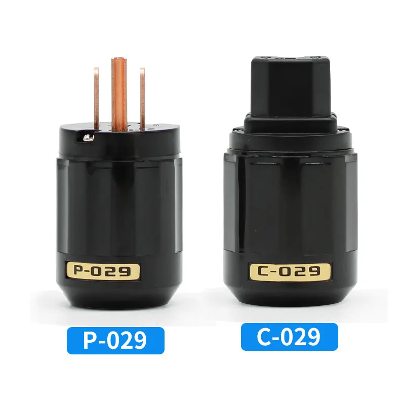 Conector de Cable de alimentación de CA para amplificador de Audio, enchufe HIFI de EE. UU., para Cable de alimentación de P-037, P-004, P-079, P-029, P-046, 1 par - imagen 3