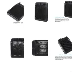 462E Radiador Aluminio 10 Tubos para Refrigeración Líquida de CPU
