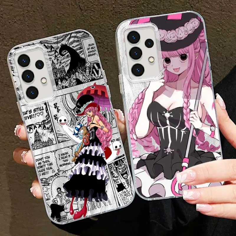 Perona funda de una pieza para Samsung Galaxy A56 A73 A72 A71 A55 A54 A53 A52 A35 A34 A33 A31 funda de teléfono con textura de plumas