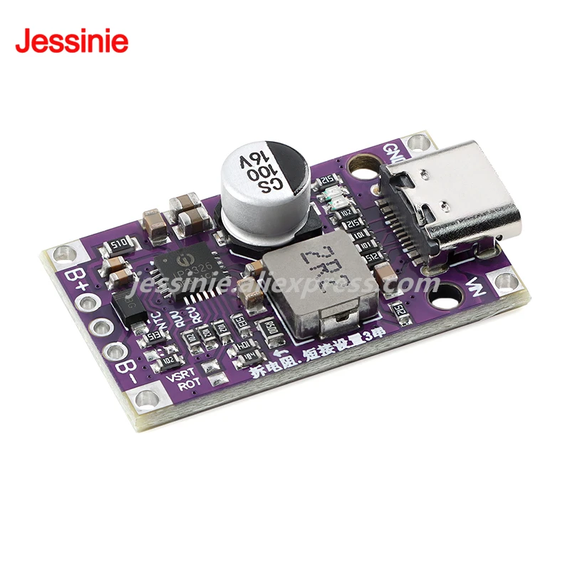 5 uds/1pc 2S 3S 3,7 V elevador QC carga rápida polímero Lthium placa de batería de alta potencia 15W interruptor síncrono módulo de cargador de refuerzo - imagen 4