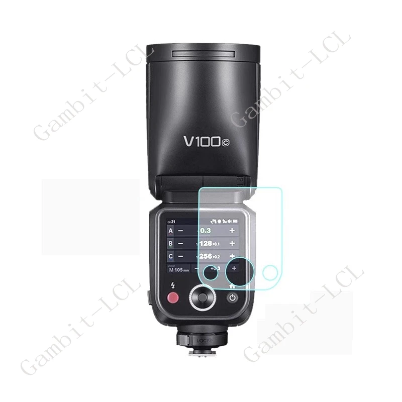 Tempered Glass For Godox X3 V1 Pro V850III V860III TT685II V850 V860 III V100 AD600BM Canera Flash Light Screen Protector Film - imagen 5