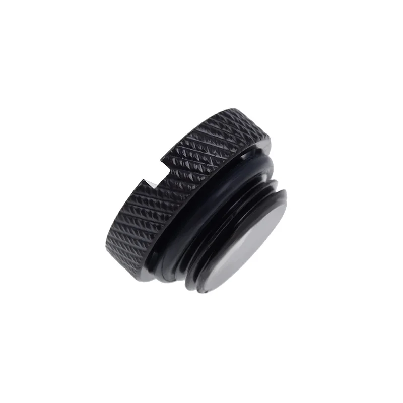 2 uds Alphacool HF enchufe de tornillo G1/4, conector, accesorios de refrigeración por agua para computadora, negro, plata - imagen 2