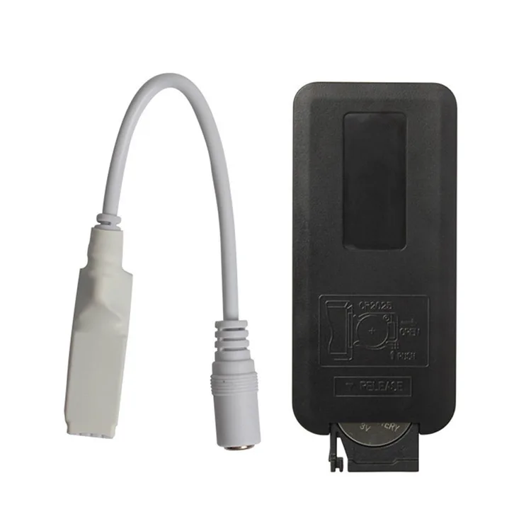 Minicontrolador LED inalámbrico RF de 17 teclas, atenuador de 5V-24V para tira de luces LED, atenuación de luces, conector de cable de CC, Control remoto - imagen 3