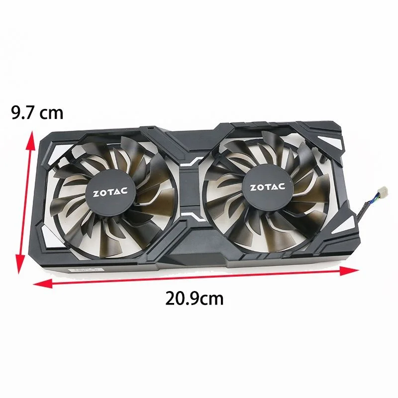 Sólo para ZOTAC P106-100 GPU Cooler Fan GTX 1060 Destroyer versión con carcasa - imagen 2
