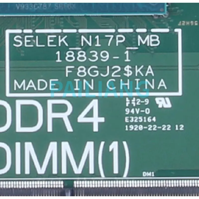 SELEK-placa base N17P MB 18839 para ordenador portátil, placa base para DELL G3 15 3590, CN-0GJ58G, 0GJ58G, GJ58G, 0MFHW7, I5, I7-9th, GTX1050 - imagen 4