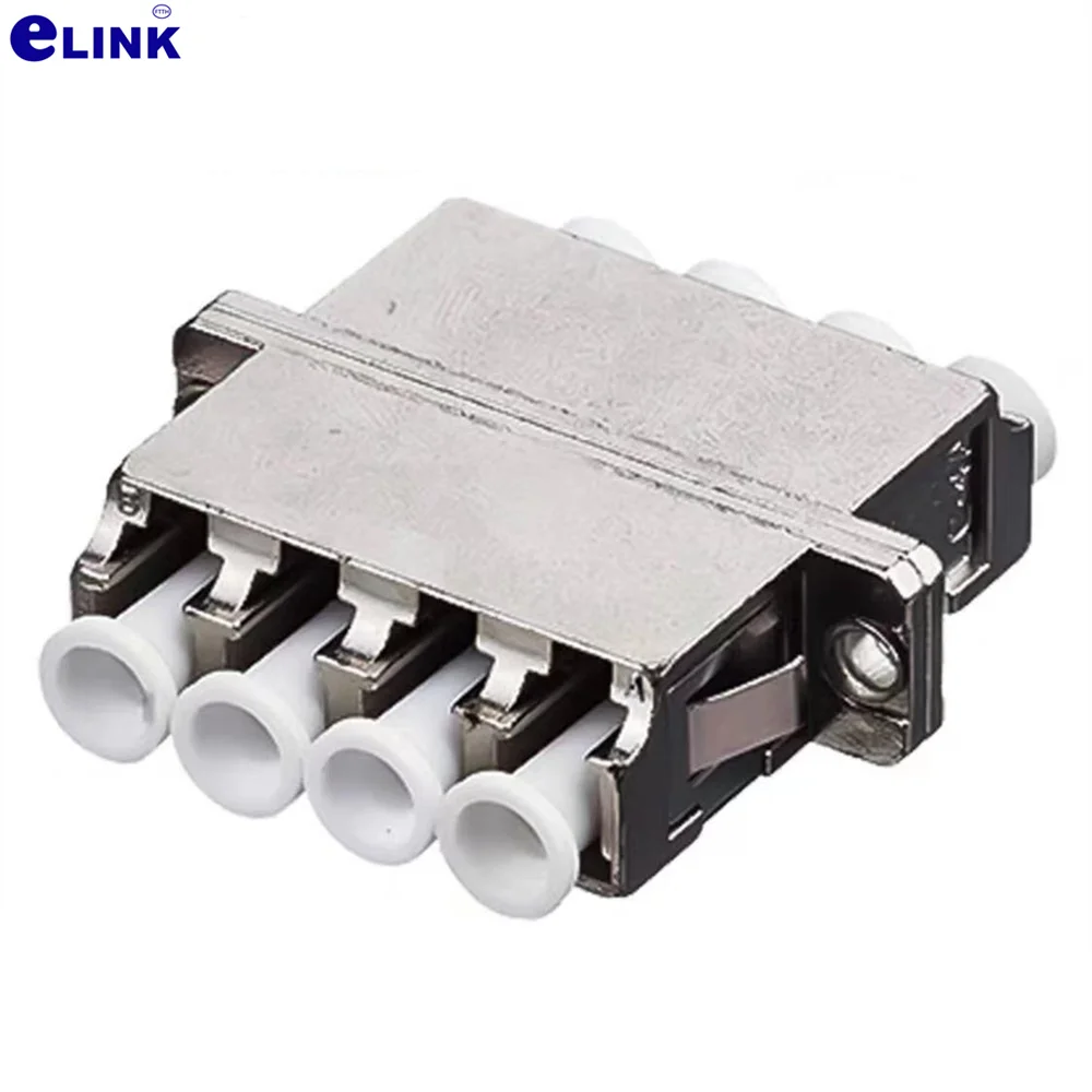 Adaptador de fibra ST FC 5 uds SC LC metal dúplex SM MM SC-LC SC-FC ST-FC LC-ST DX conector de fibra óptica acoplador ftth FTTHELINK - imagen 4