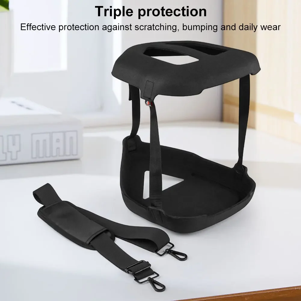 Estuche de transporte, funda de altavoz EVA con correa para el hombro, funda de altavoz a prueba de polvo para altavoz BT portátil Bose S1 PRO + - imagen 2