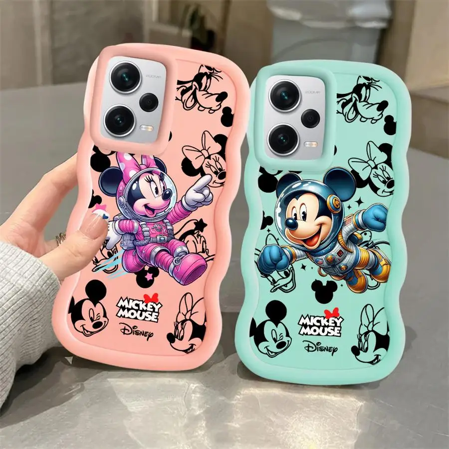 Funda de teléfono suave para Xiaomi Redmi 8 13C 14C 10A 9C 12C A1 A2 Plus 10C A5 A3 Disney Mickey Minnie - imagen 5