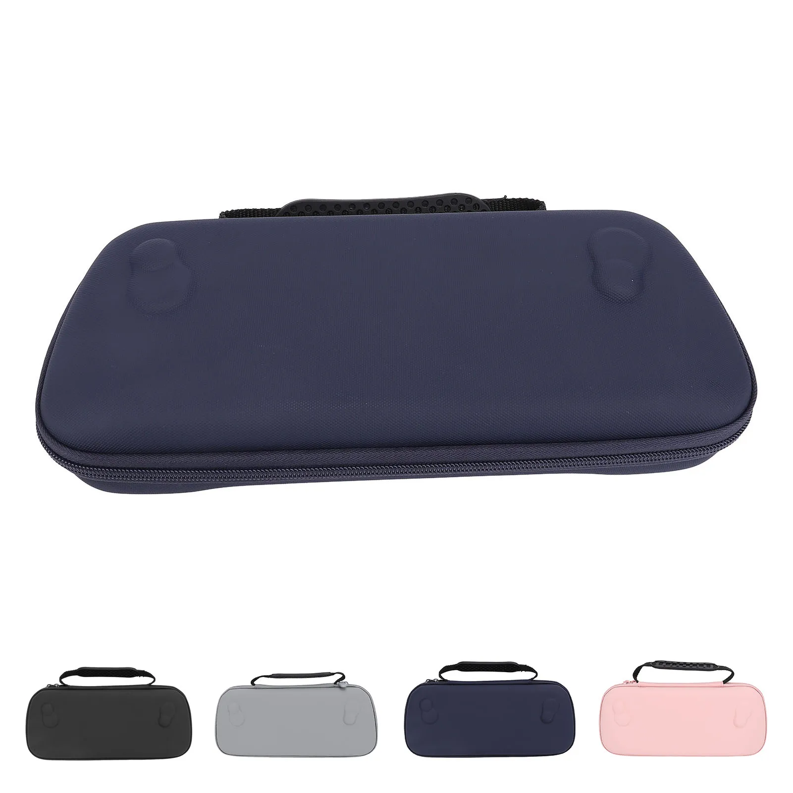 Estuche rígido para consola de juegos, carcasa rígida con bolsillos extraíbles, estuche de transporte con cremalleras duales para ROG Ally X 2024 RC72LA, MSI Claw A1M - imagen 5