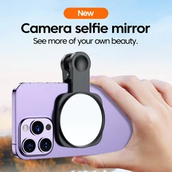 Lente Espejo para Selfie iPhone con Clip HD para Vlogs