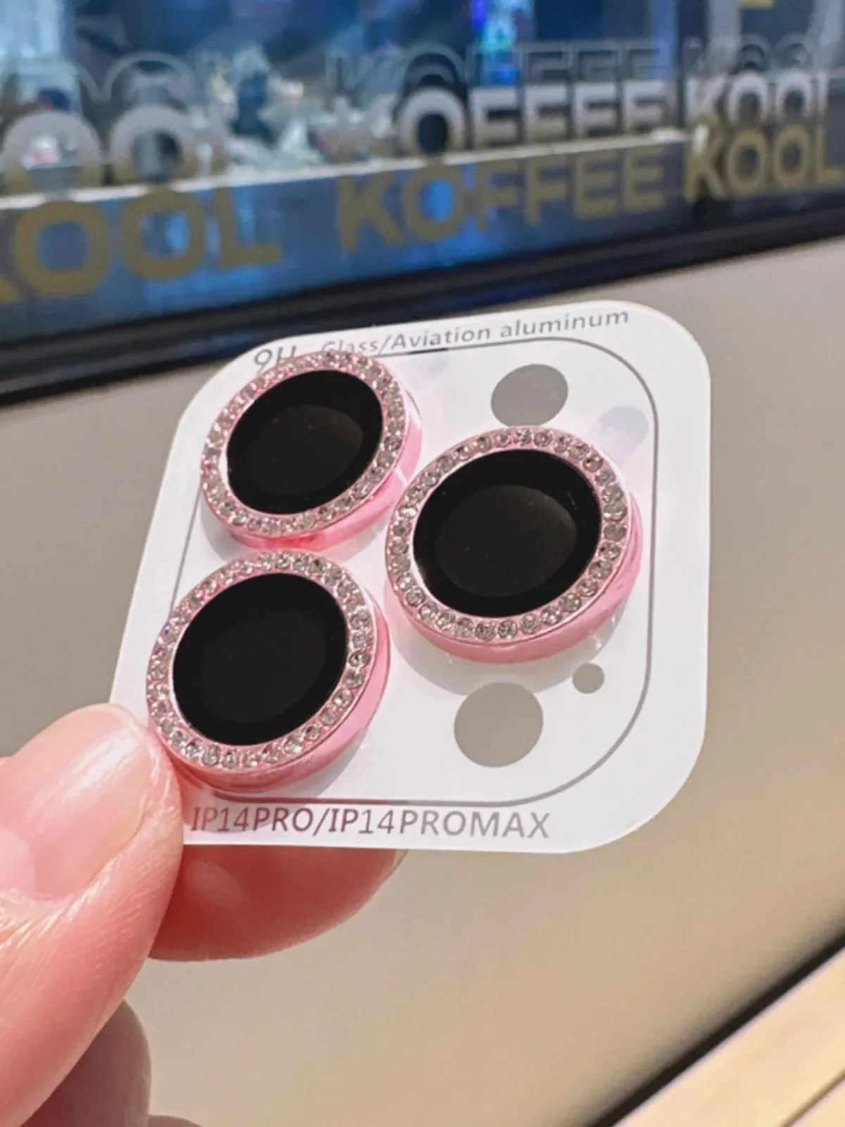 2-3 uds para Iphone película de lente brillo diamante 16promax cámara trasera 16 película protectora 15 todo incluido 12promax pegatina de lente Plus11 - imagen 2