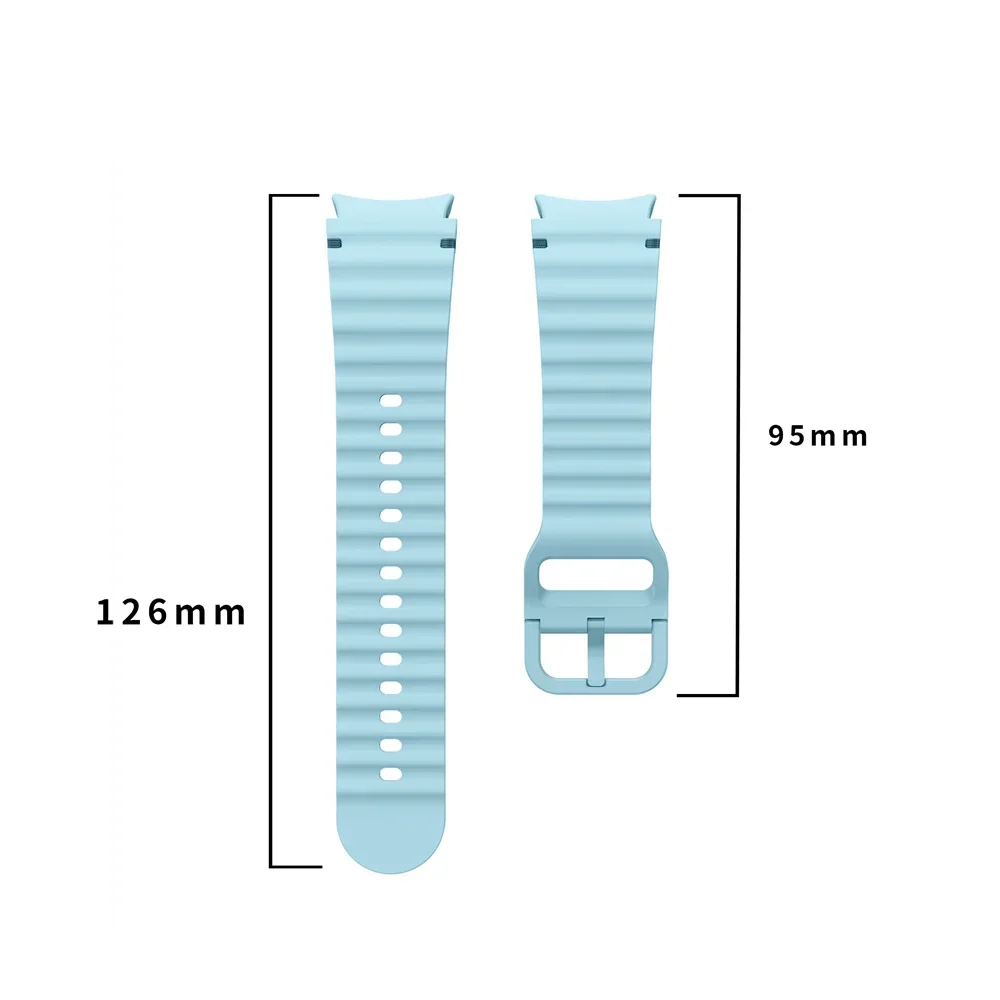 Correa deportiva de silicona sin huecos para Samsung Galaxy Watch 7, 6, 5Pro, 4 FE Classic, 47, 43/45, 44mm, 40mm - imagen 4