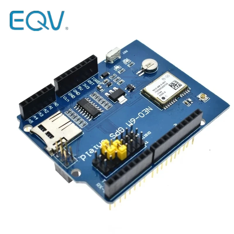 NEO-6M GPS Logger Shield Módulo de placa de expansión Shield SPI UART con ranura para tarjeta SD para Arduino UNO R3 ONE - imagen 2
