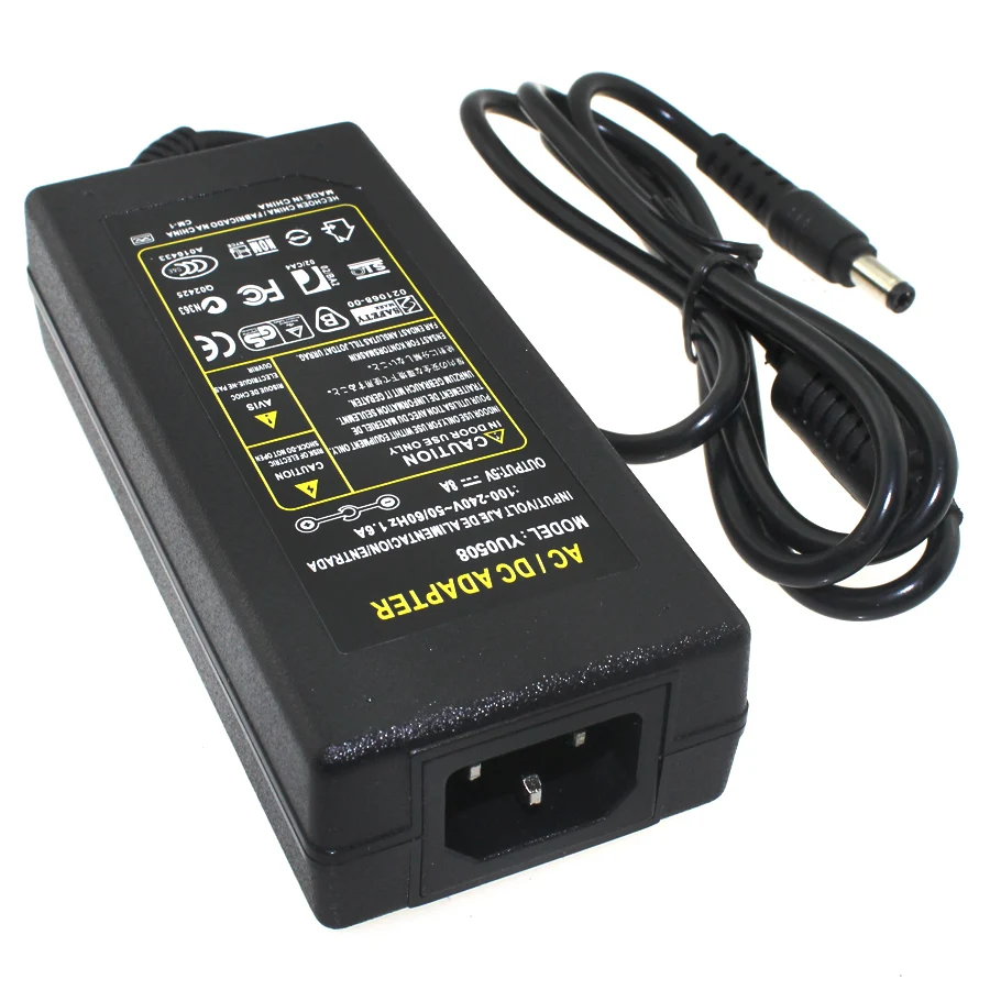 Adaptador de corriente CA a CC 24V 1A 2A 3A 5A transformador convertidor 24 v cargador de fuente de alimentación para tira de LED y rueda de carreras logitech - imagen 5