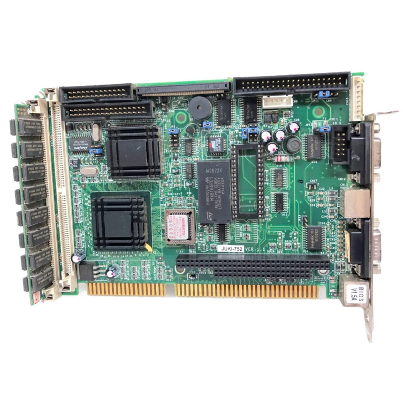 JUKI-752 VER 1.1 Placa base de equipo de control industrial de media longitud antes del envío Prueba perfecta - imagen 5