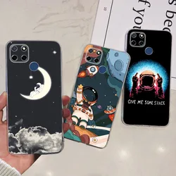 Realme C25 funda silicona TPU - diseno astronauta