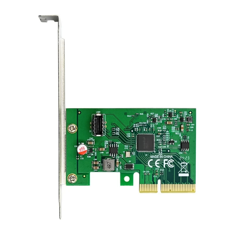 Tarjeta de expansión Top-PCI-E X4 a USB 3,2, 20Gbps tipo E, tarjeta adaptadora de red, Chip ASM3242 para Win 7/Win 8/Win 10/Linux - imagen 4