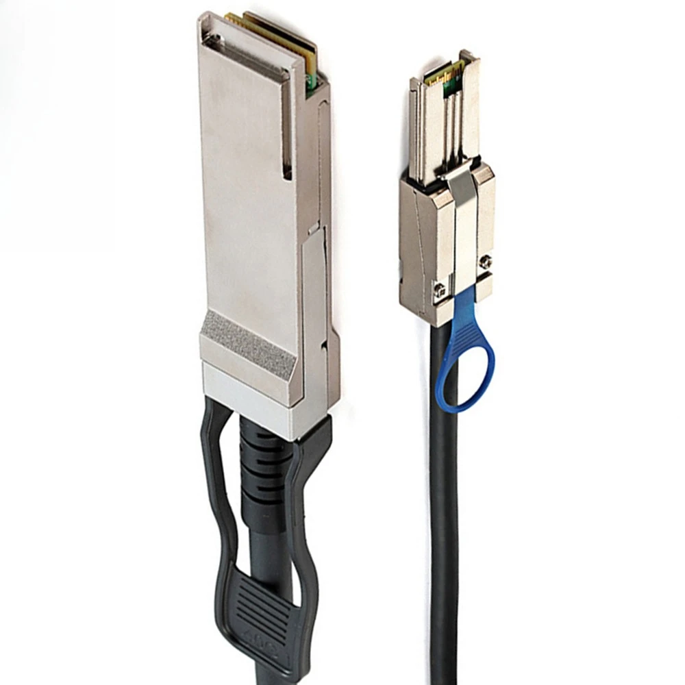 QSFP SFF-8436 a Mini SAS HD SFF-8088 para DS4243 DS4246 Longitud opcional 0,5 M 1 M 2 M 3 M - imagen 3