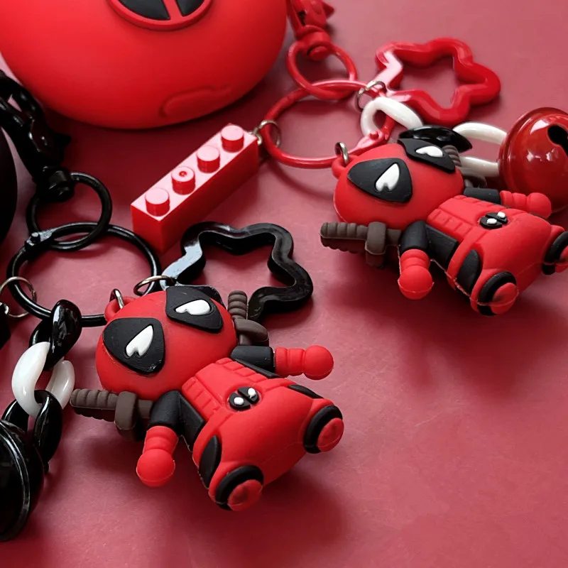 Funda para auriculares de dibujos animados para OPPO Enco Air/Air 2, caja de carga de auriculares inalámbricos de silicona, carcasa protectora con llavero - imagen 3