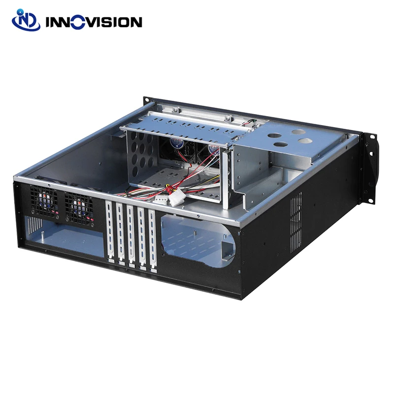 Caja de PC para servidor Industrial RC3450A 3U, chasis de montaje en Rack, caja de servidor de 450MM de profundidad para Monitor de informática en la nube - imagen 4