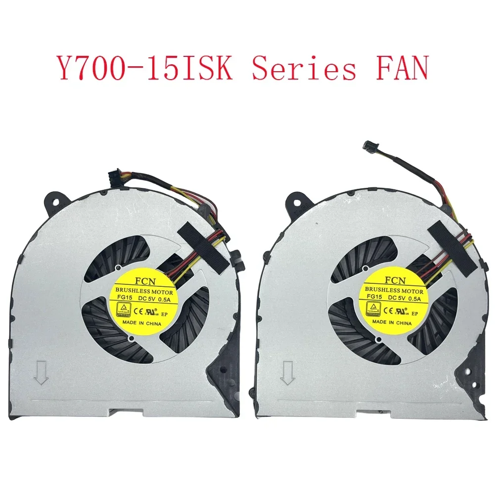 Ventilador de refrigeración para portátil Lenovo IdeaPad, reemplazo de CPU y GPU, serie Y700-15ISK, Y700-15ACZ, Y700-15ISK-IFI, Y700-15ISK-ISE
