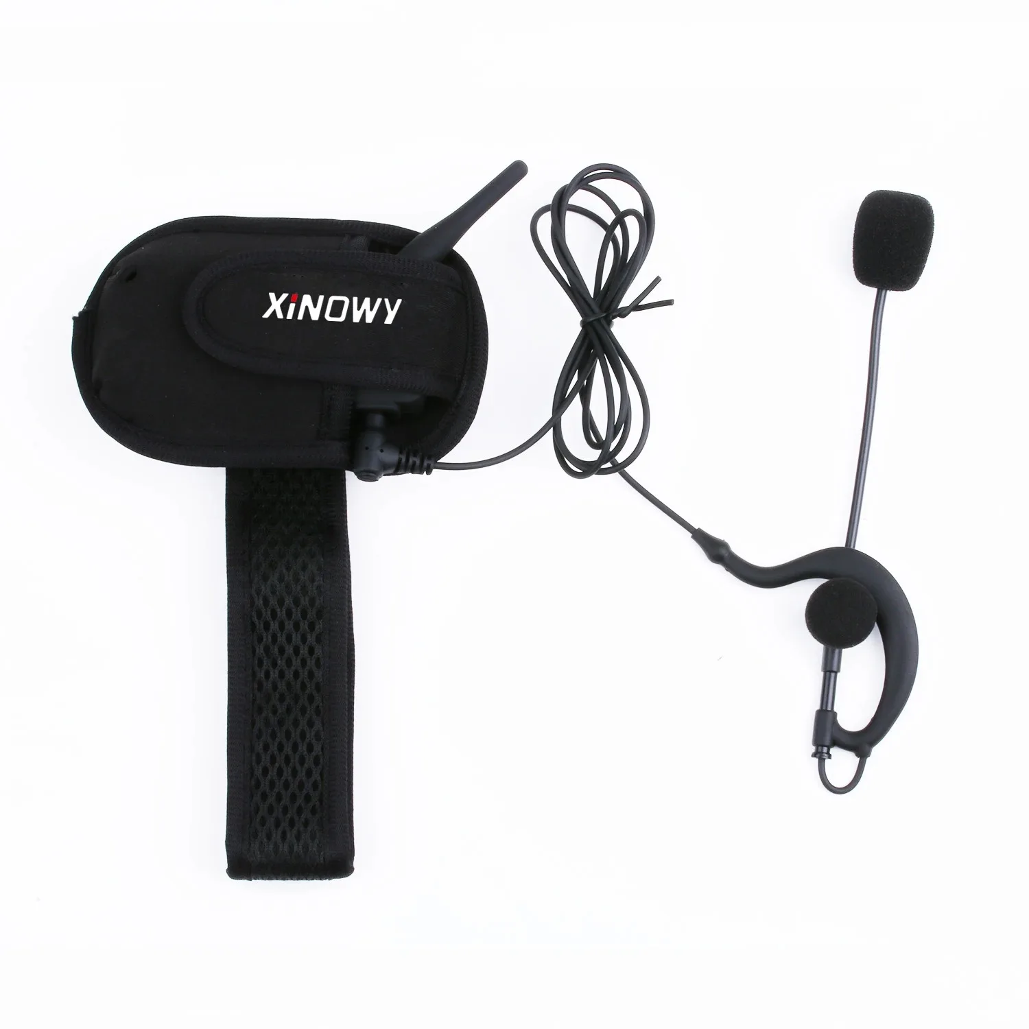 XINOWY V6C-auriculares para casco de motocicleta, intercomunicador de arbitraje, Bluetooth, 1200m, interfono dúplex completo para árbitro de fútbol - imagen 5