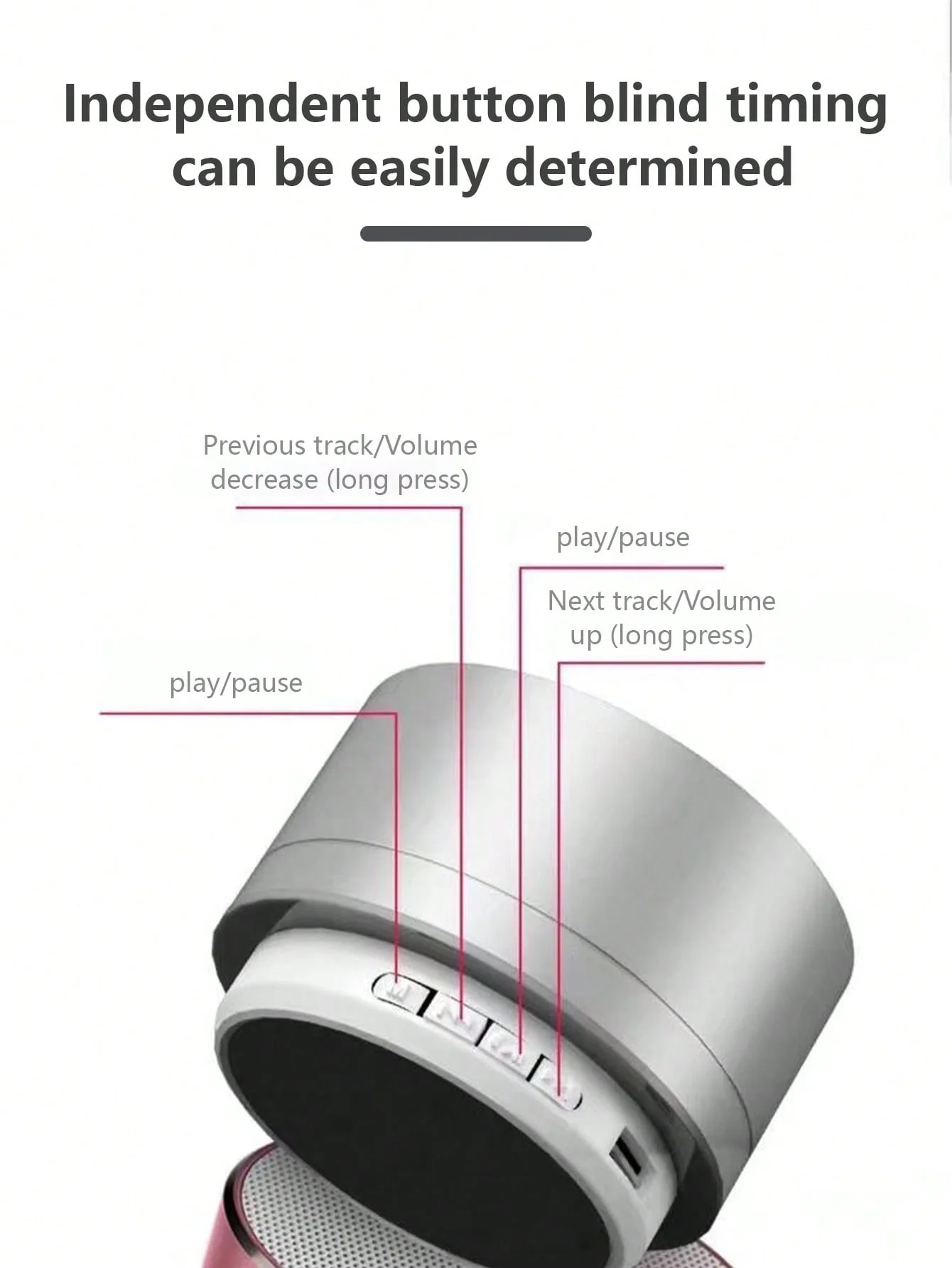 Altavoz Bluetooth brillante RGB con textura metálica, un nuevo socio de audio para video en el hogar y reproducciones de moda al aire libre - imagen 4