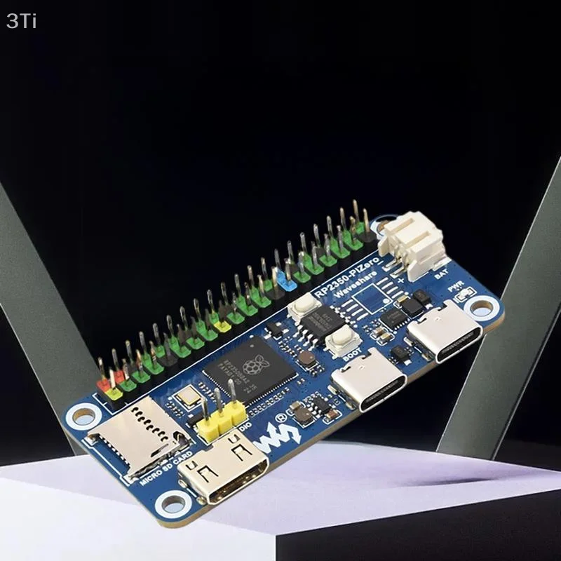 Microcontrolador Raspberry Pi Pico 2 basado en RP2350B con interfaz Flash, DVI y PIO-USB de 16M. - imagen 4