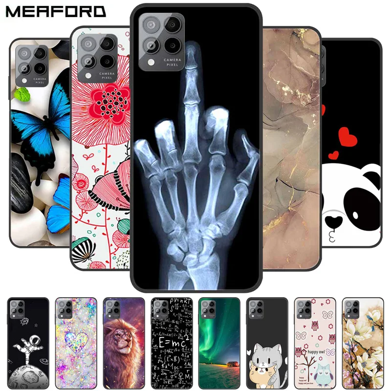 Para T-Mobile Revvl 6 Pro 5G Funda Revvl6 moda suave TPU Funda de teléfono de silicona para T-Mobile T Phone Pro 5G contraportada Funda Coque