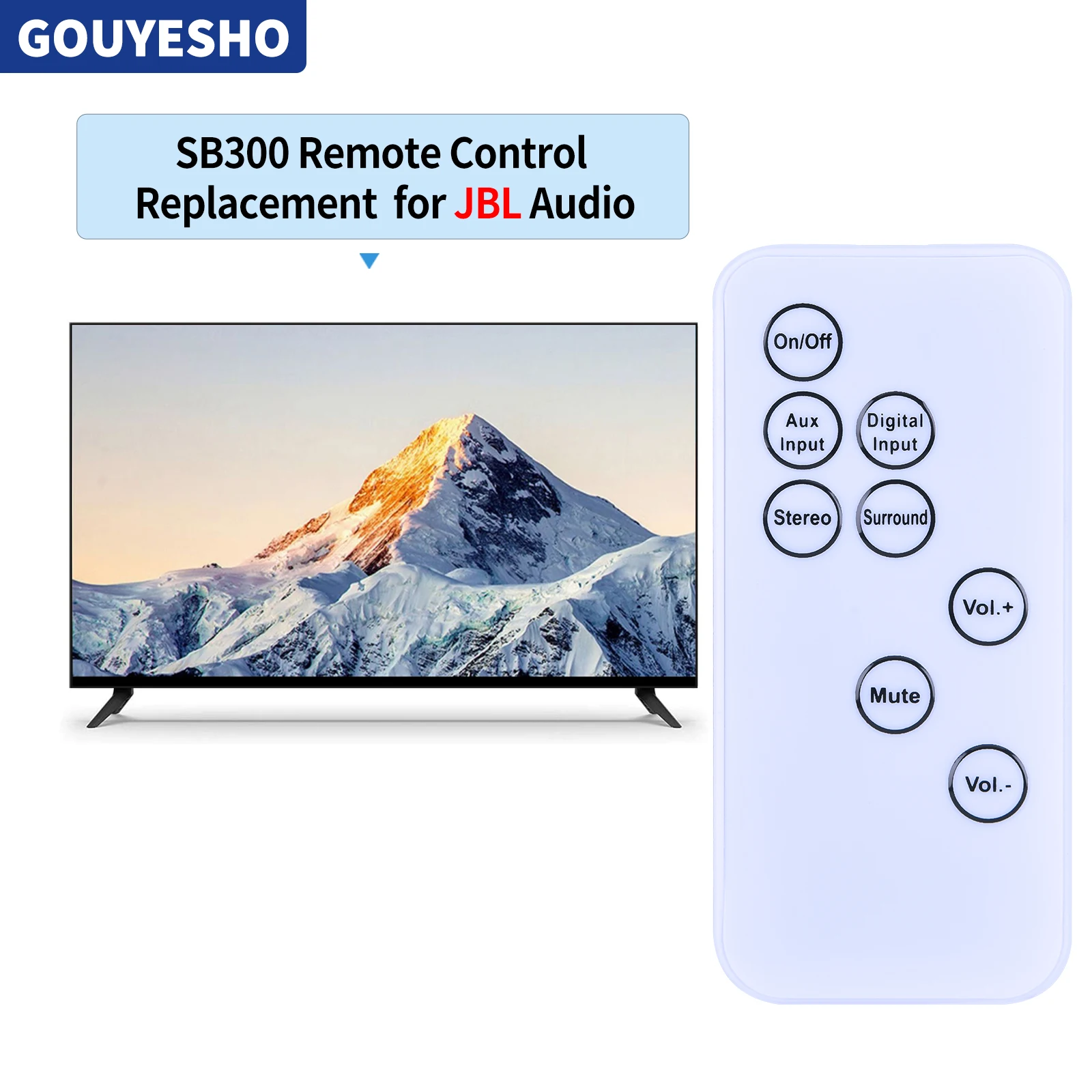 Mando a distancia para JBL Home Cinema SB300 2,1, barra de sonido, sistema de altavoces de Audio, nuevo - imagen 2