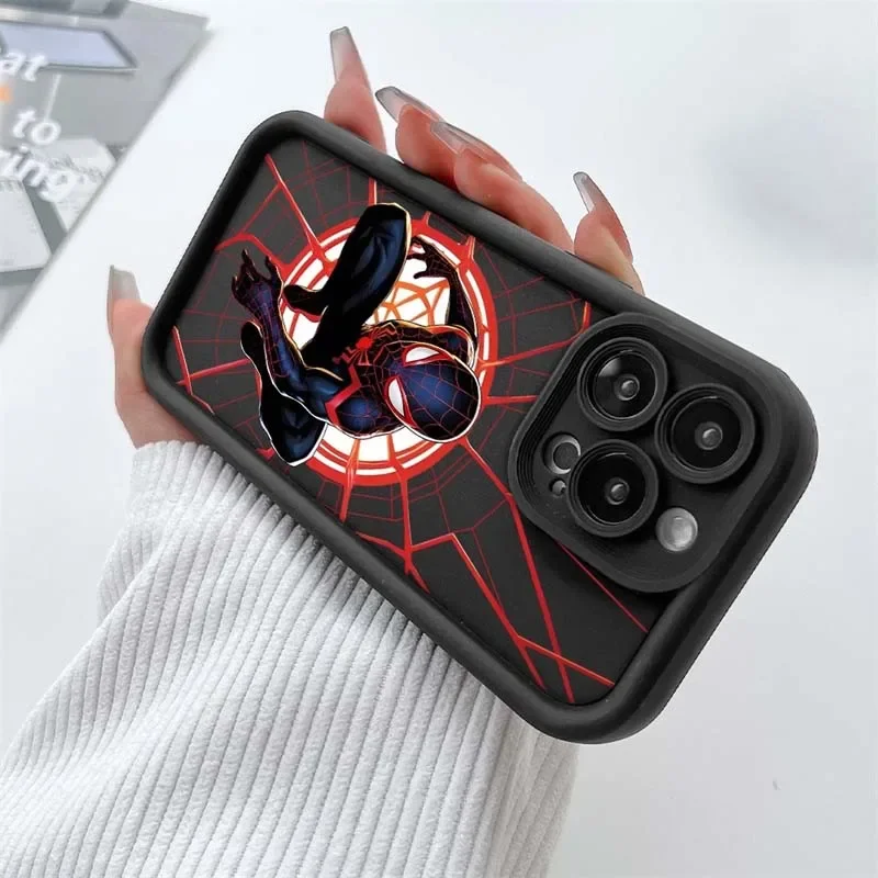 Funda de teléfono IPhone17 17Pro para IPhone 17 14 15 16 Pro Max Plus 16E 12 13 Mini 17 Air Cover Marvel Cool Spider-Man Eyes Fundas - imagen 5