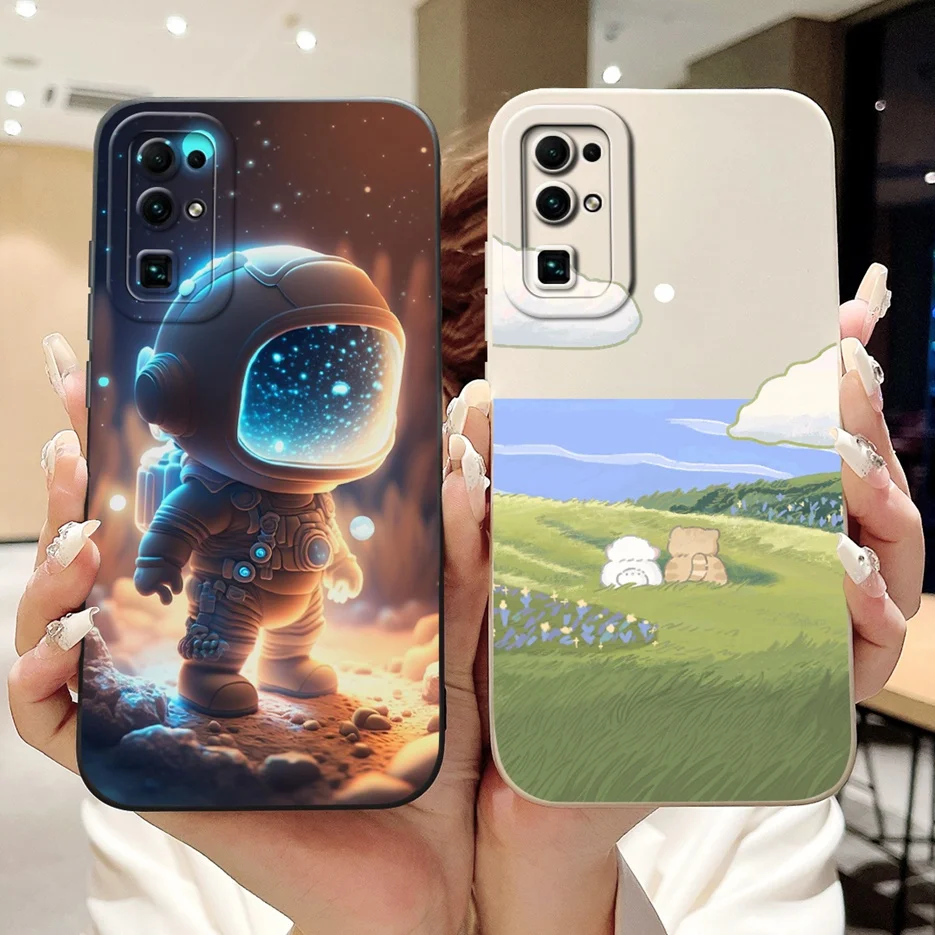Funda de teléfono a prueba de golpes para Honor 30 Pro Plus, funda pintada en caramelo a la moda para Honor 30 Lite, Honor 30 Pro + bolsas blandas - imagen 5