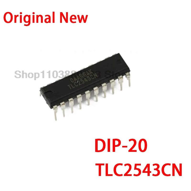 1 Uds nuevo original TLC2543CN TLC2543 DIP-20 convertidor analógico a digital serie A/D de 12 bits