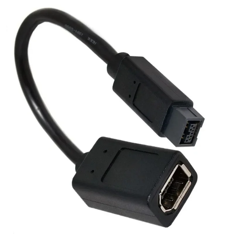 IEEE 1394 IEEE1394 6PIN hembra a 1394b 9PIN macho firewire 400 A 800 Cable adaptador 0,2 m - imagen 5