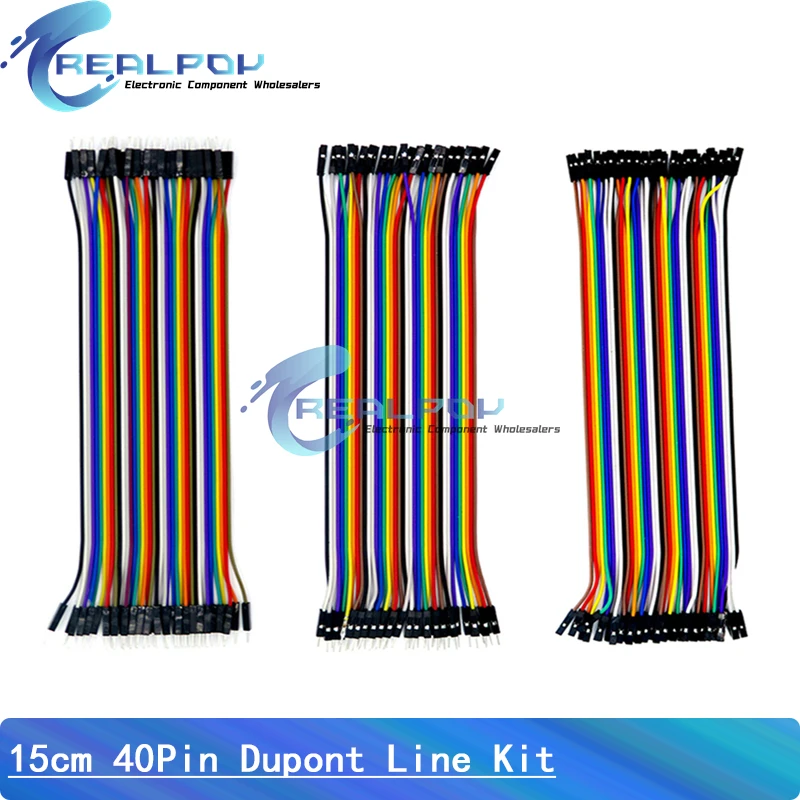 Cable de puente Dupont de 40 pines macho a macho hembra a hembra macho a hembra 10cm 20cm 30cm para KIT de bricolaje Arduino - imagen 3