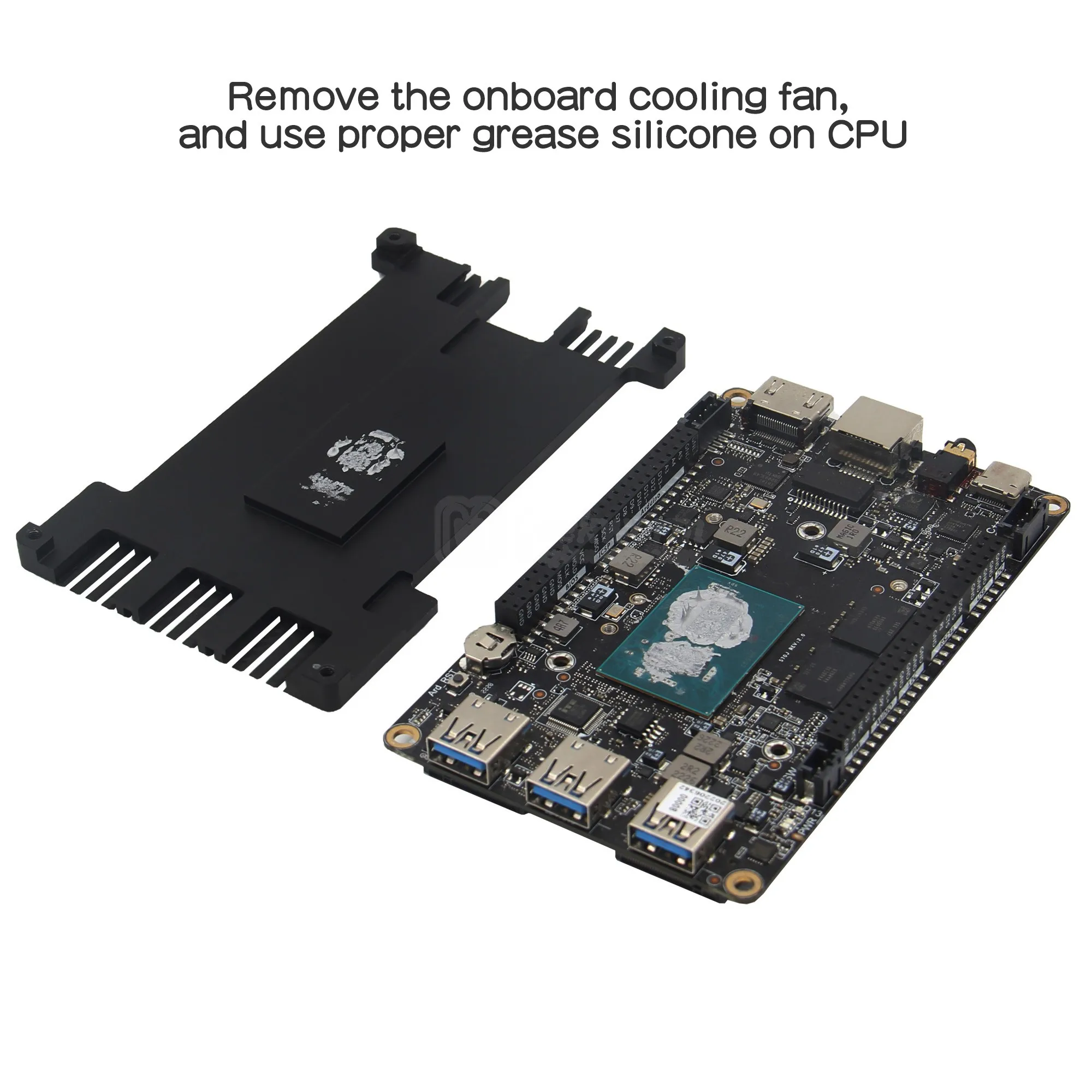 LattePanda 3 Delta Case LP3 Caja de aleación de aluminio (¡SIN soporte Delta 2! !! ) - imagen 4