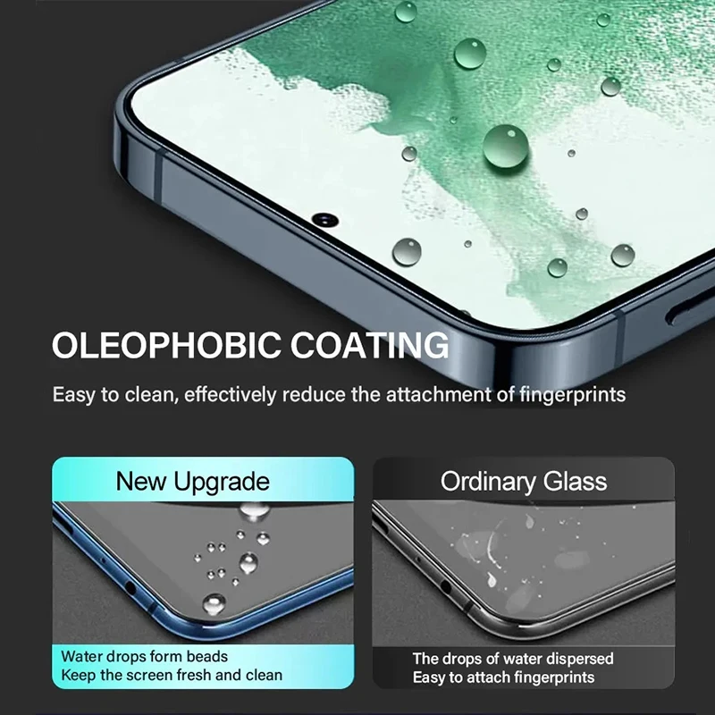 Protector de pantalla completa para Samsung Galaxy S24 Ultra Plus S20 S21 S23 FE S21 S22 S23 Plus, vidrio templado, 2 uds. - imagen 5