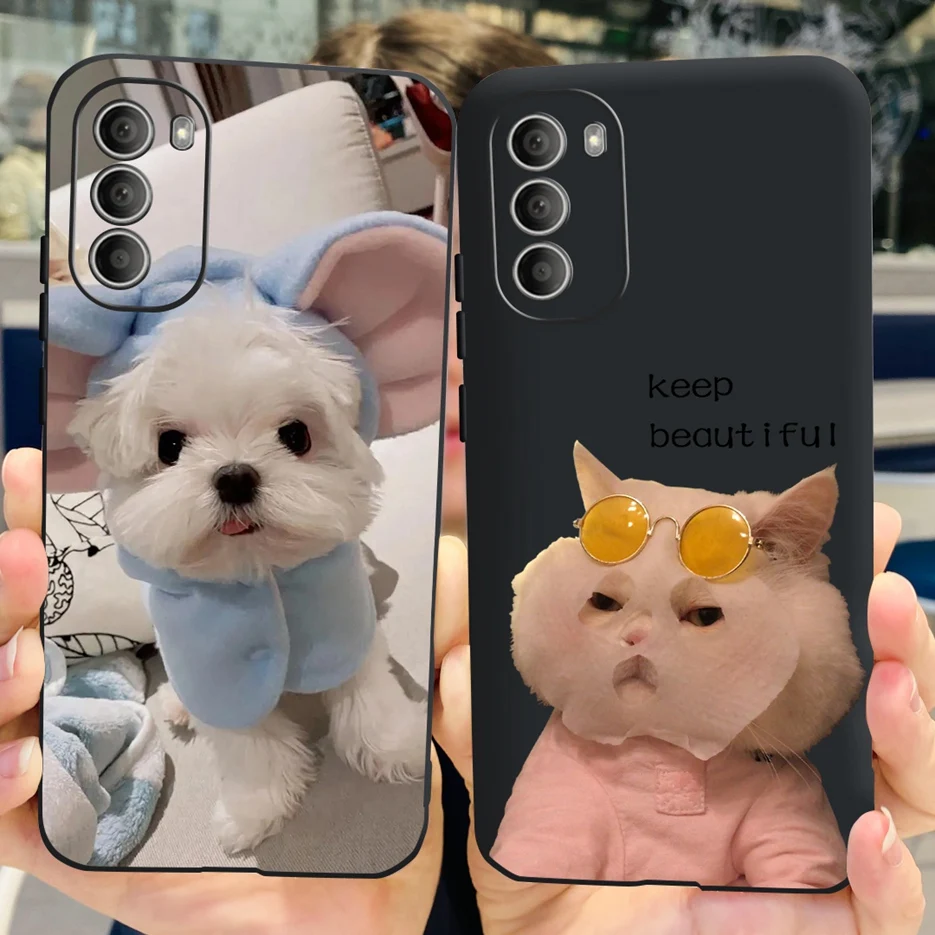 Para Motorola Moto G51 5G funda XT2171-2 funda pintada de moda 6,8 ''fundas de teléfono de silicona suave para Moto G51 G 51 MotoG51 5G parachoques - imagen 5