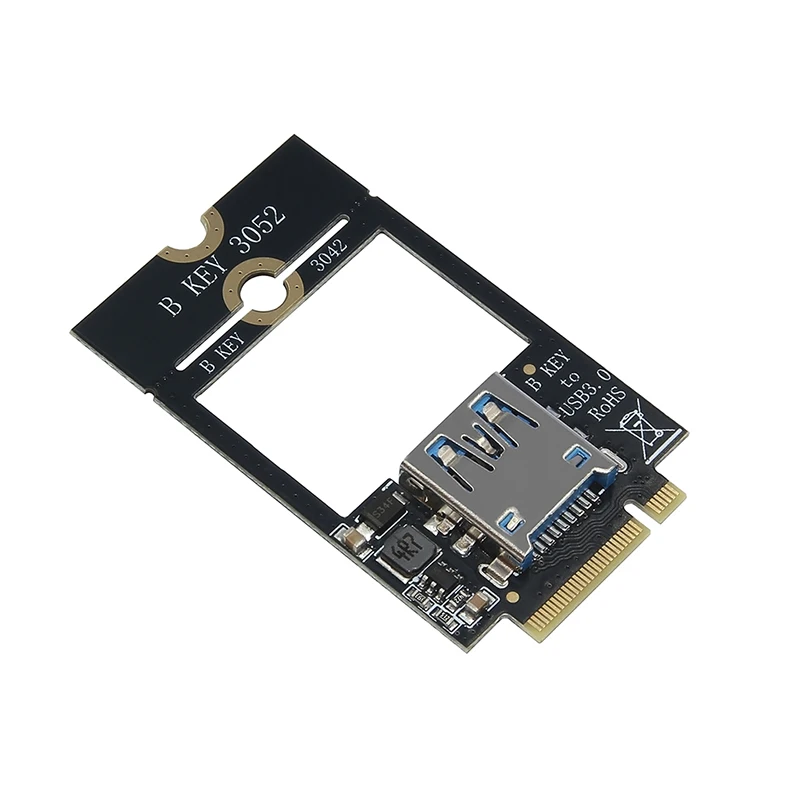 Placa adaptadora M.2 B-KEY toT Dual TF, llave M.2 B, tarjeta de red WWAN 4G a USB3.0 tipo C, tarjeta de expansión de 5Gbps para 3042 3052